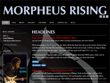 Tablet Screenshot of morpheusrising.co.uk